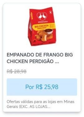 Empanado De Frango Big Chicken Perdigão