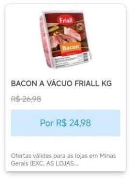 Bacon A Vácuo Friall Kg