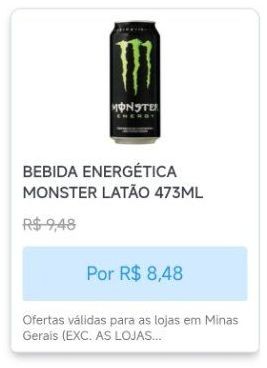 Bebida Energética Monster Latão 473ml