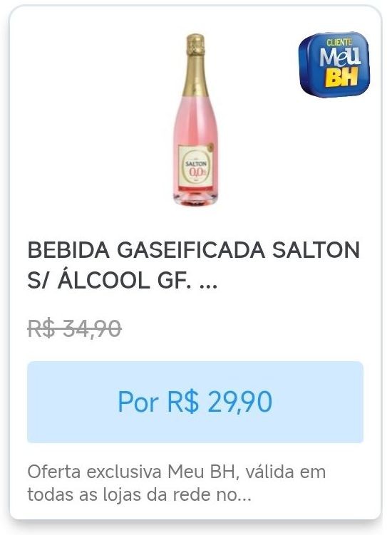 Bebida Gaseificada Salton Sem Álcool Garrafa