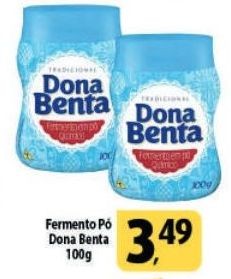 Fermento Em Pó Dona Benta 100g