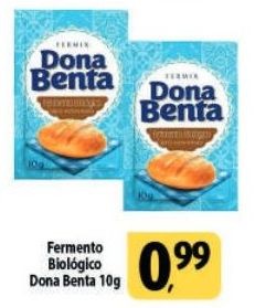 Fermento Biológico Dona Benta 10g