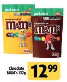 Chocolate M&M's 132g