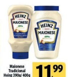 Maionese Tradicional Heinz 390g/400g