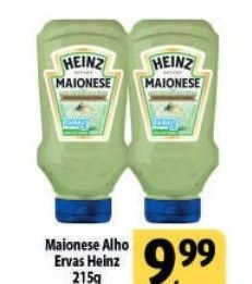 Maionese Alho E Ervas Heinz 215g
