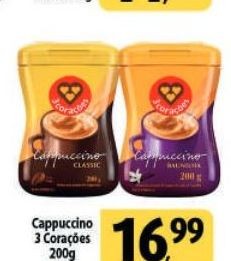Cappuccino 3 Corações 200g