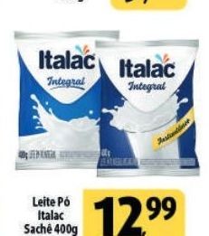 Leite Em Pó Integral Italac Sachê 400g