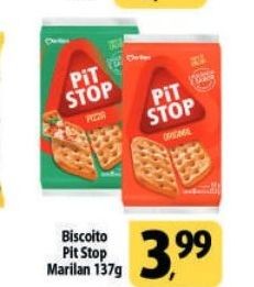 Biscoito Pit Stop Marilan 137g