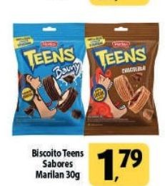 Biscoito Teens Sabores Marilan 30g