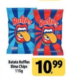 Batata Ruffles Elma Chips 115g