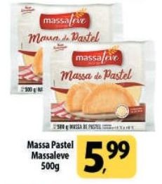 Massa de Pastel Massaleve 500g