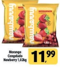 Morango Congelado Newberry 1,02kg