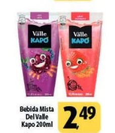 Bebida Mista Del Valle Kapo 200ml