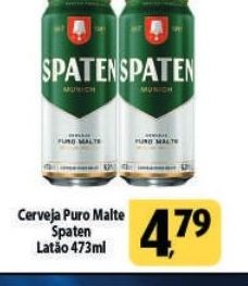 Cerveja Puro Malte Spaten Latão 473ml