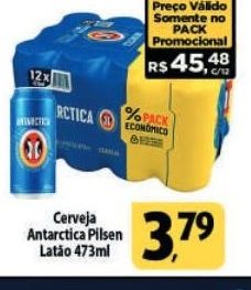 Cerveja Antarctica Pilsen Latão 473ml