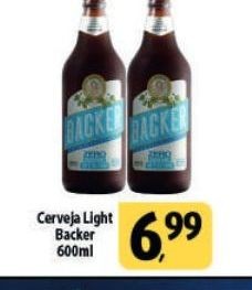Cerveja Light Backer 600ml