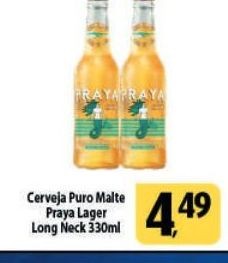 Cerveja Puro Malte Praya Lager Long Neck 330ml