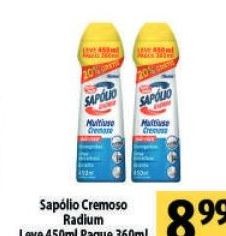 Sapólio Cremoso Radium Leve 450ml Pague 360ml