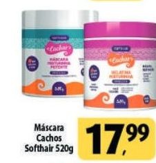 Máscara Cachos Softhair 520g