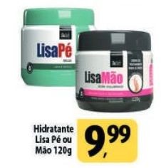 Hidratante Lisa Pé Ou Lisa Mão 120g