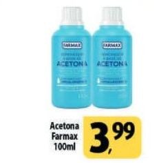 Acetona Farmax 100ml