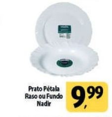 Prato Pétala Raso ou Fundo Nadir