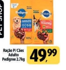 Ração Para Cães Adulto Pedigree 2.7kg