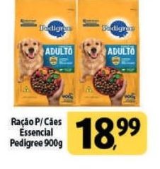 Ração Para Cães Essencial Pedigree 900g